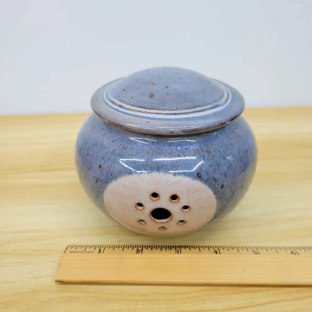 Barbara Sanders Pottery Garlic Keeper • Handmade in High Point, NC
